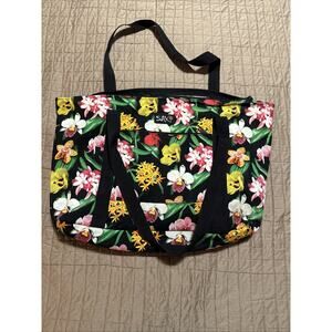 Sax floral Tote Bag